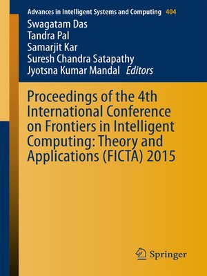 cover image of Proceedings of the 4th International Conference on Frontiers in Intelligent Computing